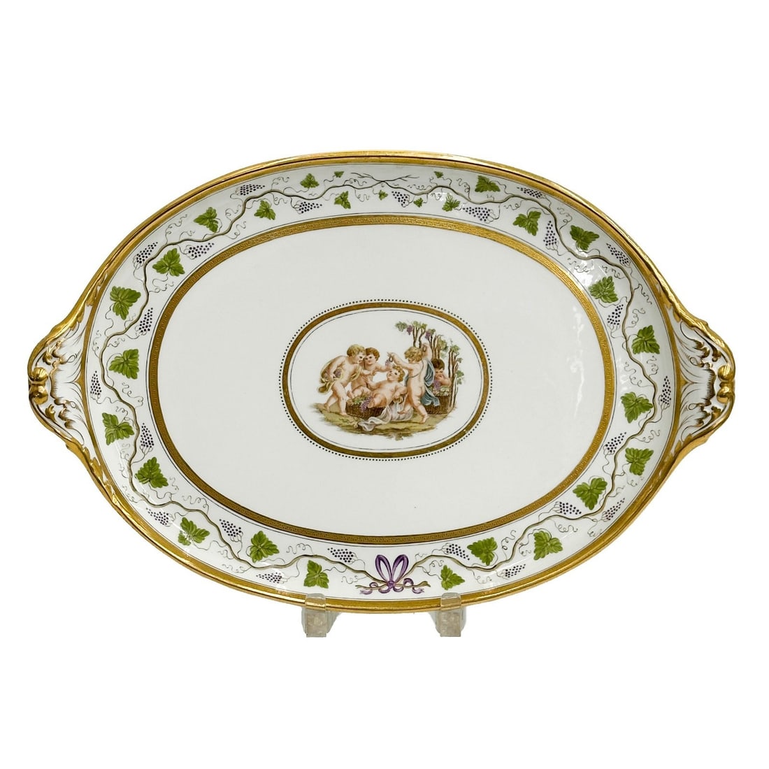 Wedgwood England Hand Painted Porcelain Tray Putti Signed H Beardmore c1900 (1 of 5)