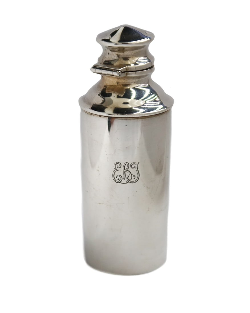 Tiffany & Co. Makers Sterling Silver Vanity Perfume Flask #17691 circa 1910 (1 of 12)