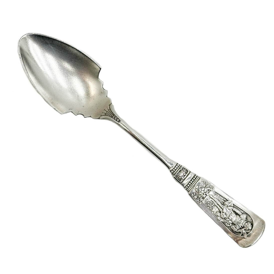 Gorham Sterling Silver 8 inch Serving Cheese Scoop in Fontainebleau (1 of 5)