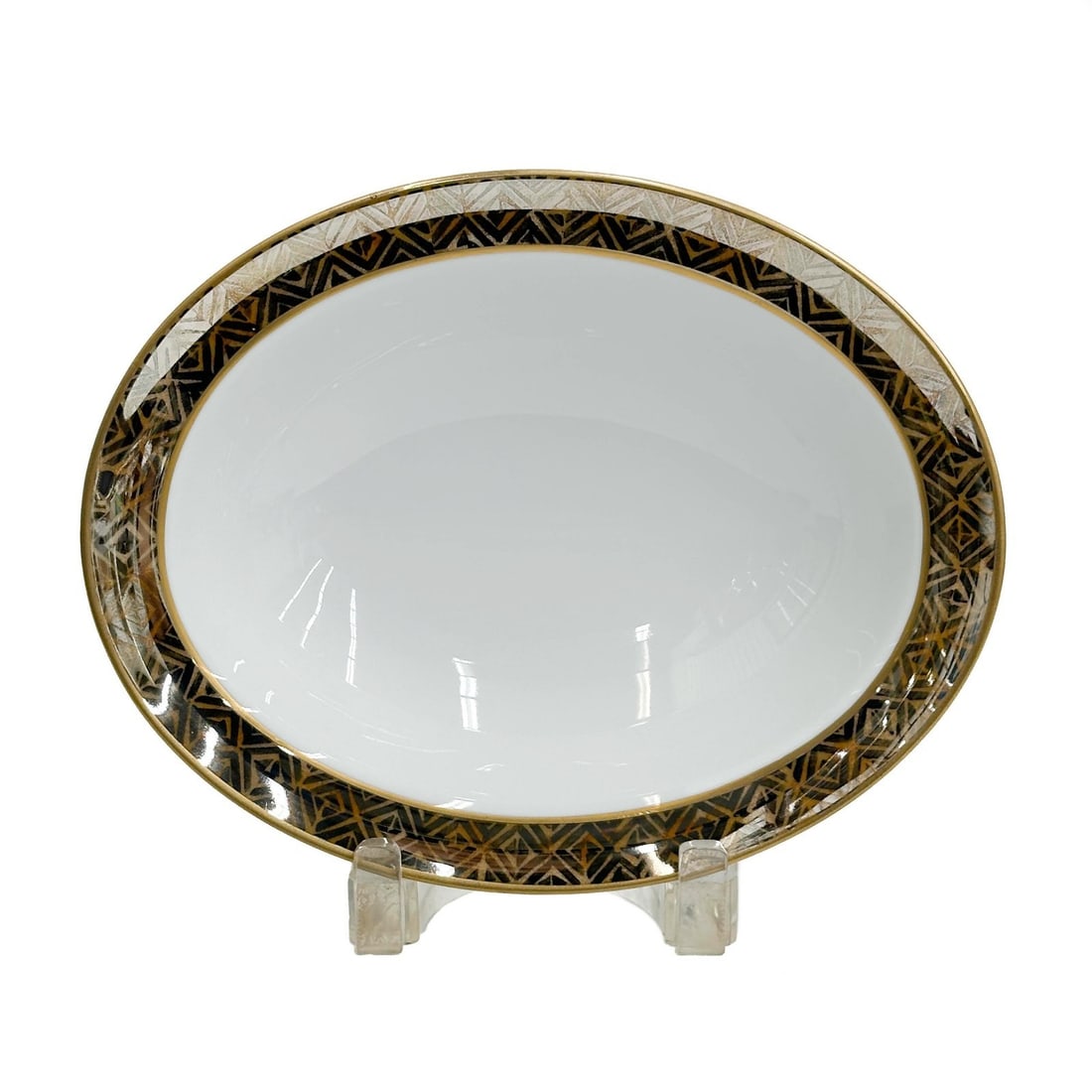 Puiforcat France Porcelain Oval Vegetable Dish in Sumatra Paul Judicone (1 of 8)