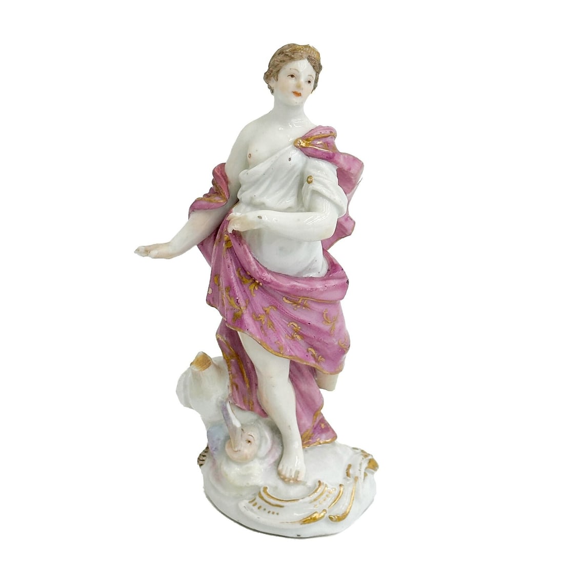 Meissen Germany Hand Painted Porcelain Figurine Juno 18th century Sold As-Is (1 of 9)