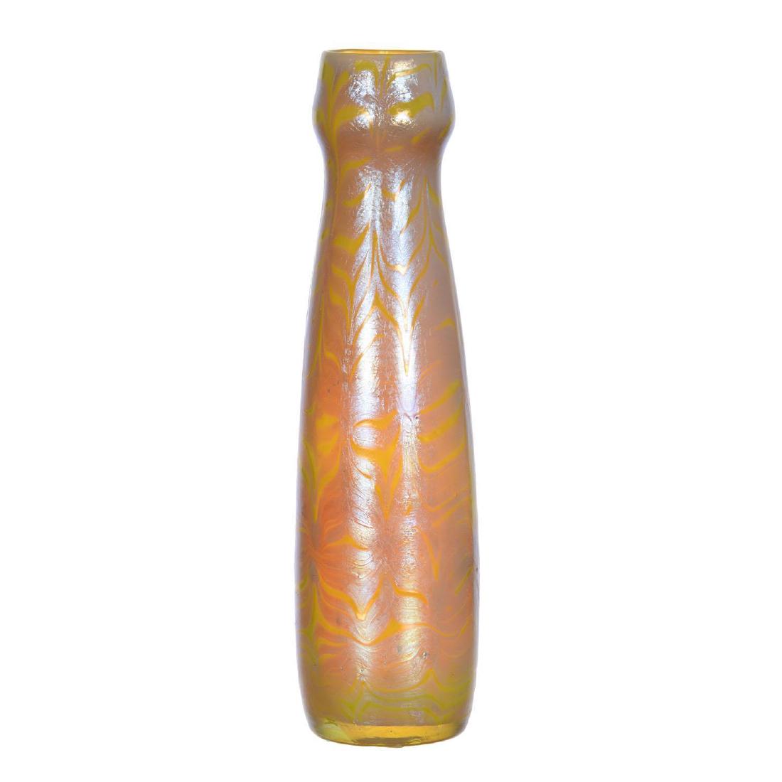 7.5" Signed Loetz Austria Art Glass Vase (1 of 3)