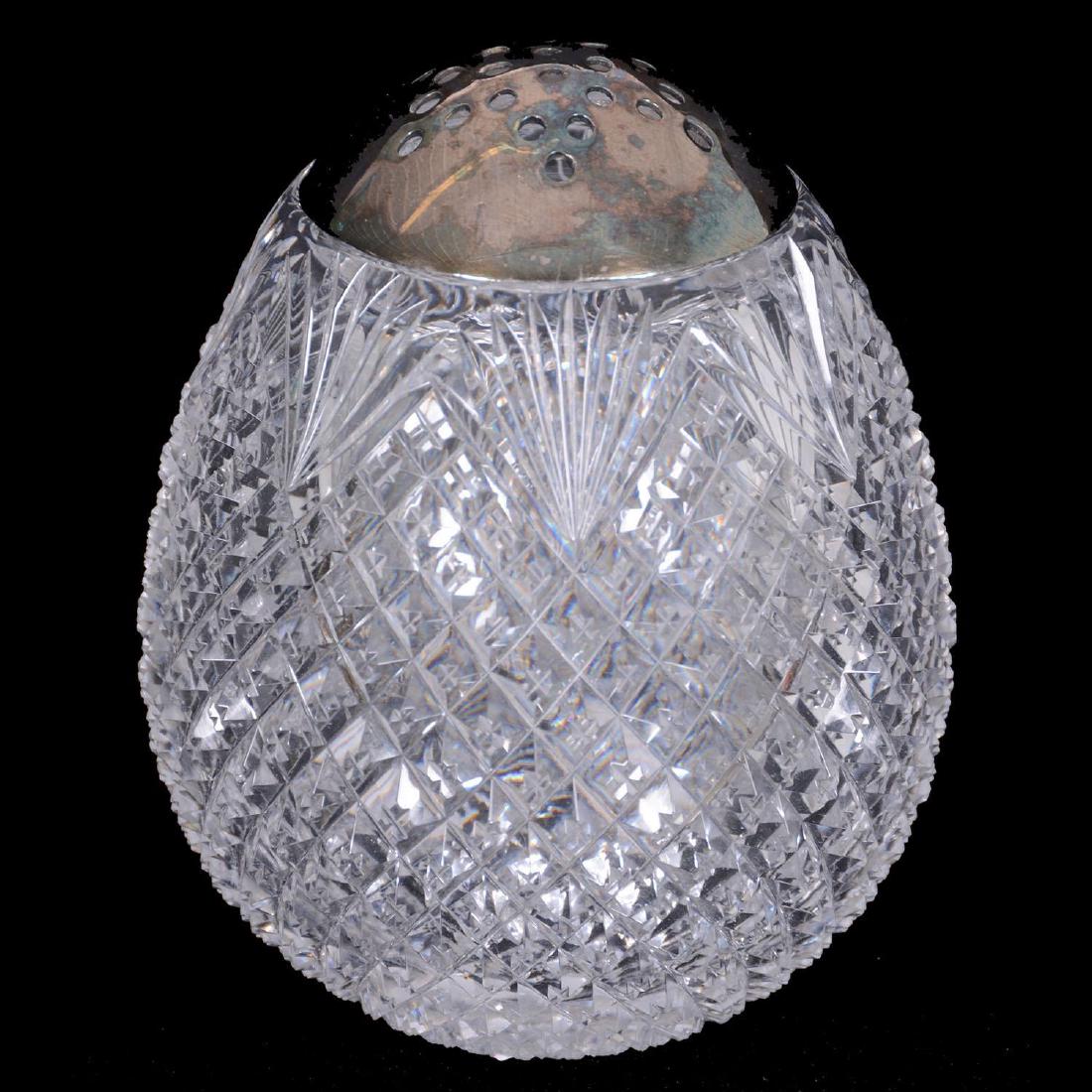 4" American Brilliant Cut Glass Sugar Shaker (1 of 2)