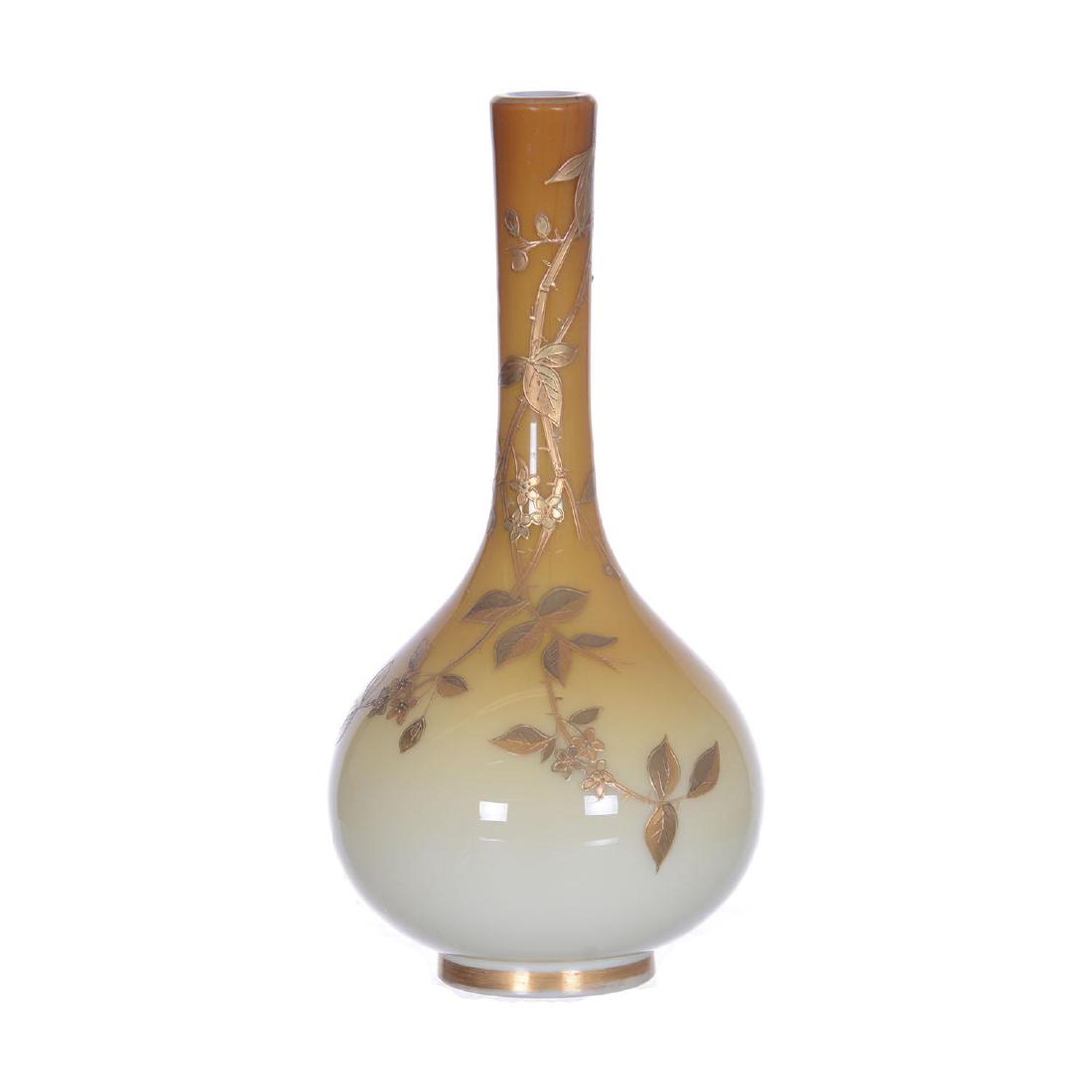 7.75" Harrach (Propeller Mark) Cased Art Glass Vase (1 of 3)