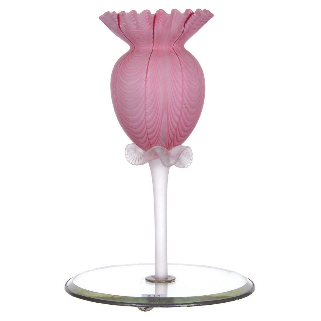 11.75" X 8" Art Glass Epergne (1 of 3)