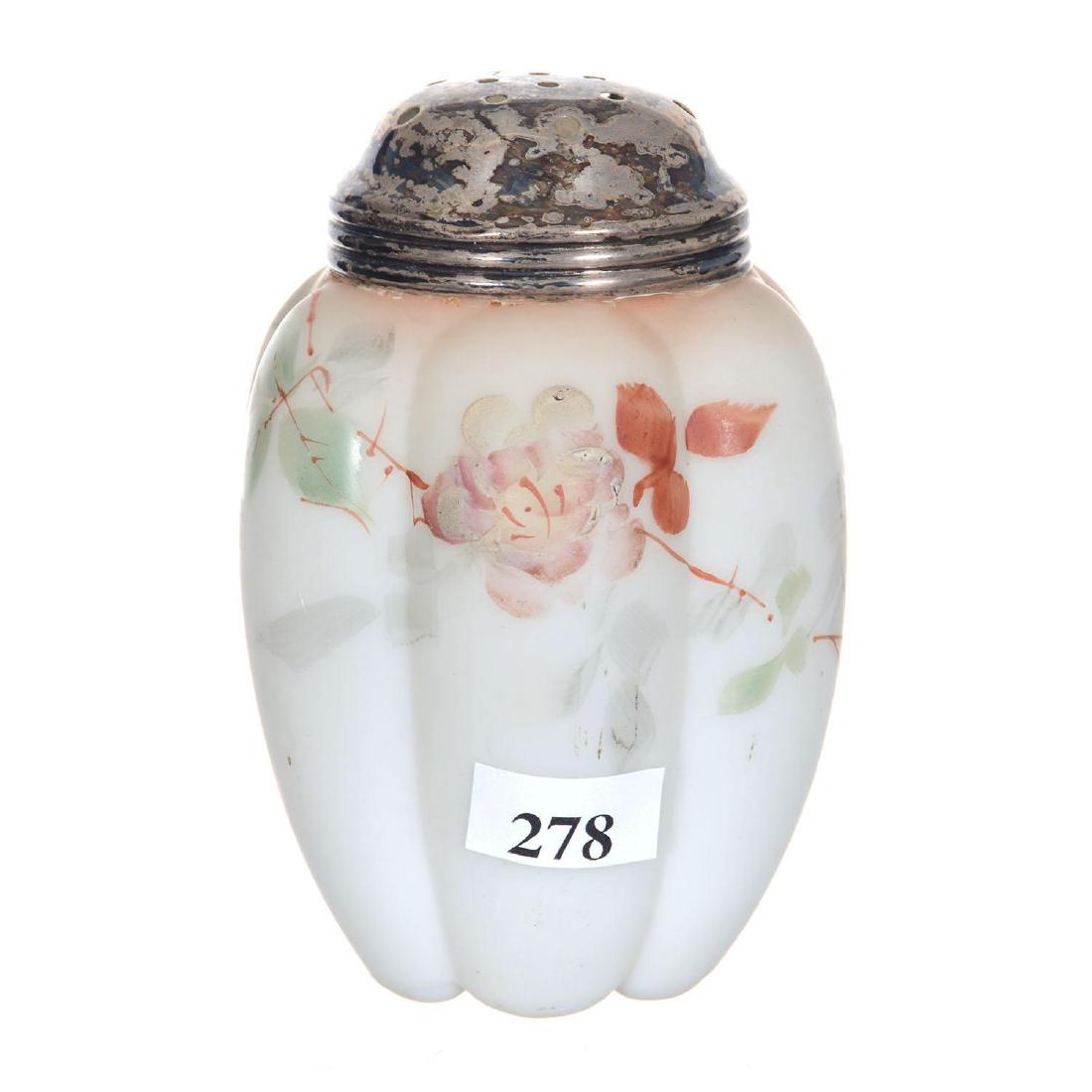 4.75" Unmarked Mt. Washington Melon Ribbed Sugar Shaker (1 of 2)