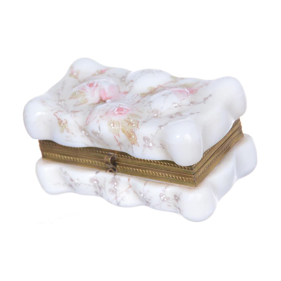 3" X 5.5" Unmarked Wave Crest Egg Crate Mold Hinged Jew (1 of 2)