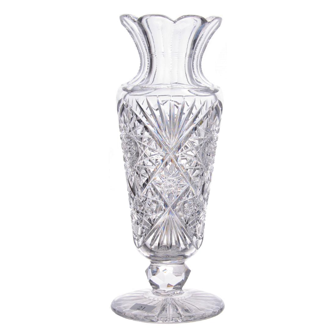 Pedestal Vase - 12" - ABCG (1 of 2)