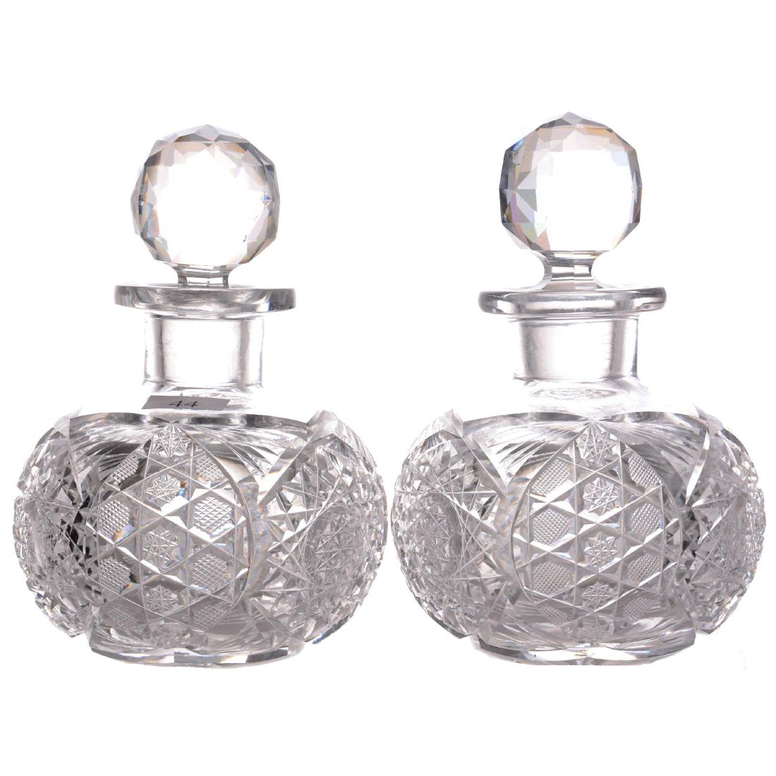 Pair Cologne Bottles - 6.5" - ABCG (1 of 2)