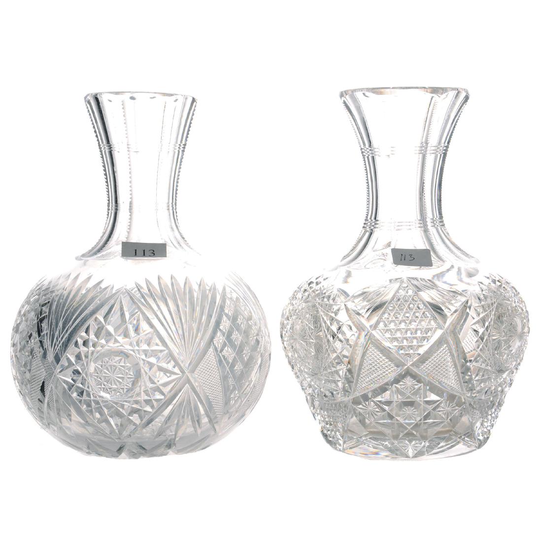 (2) Water Carafes - ABCG (1 of 1)