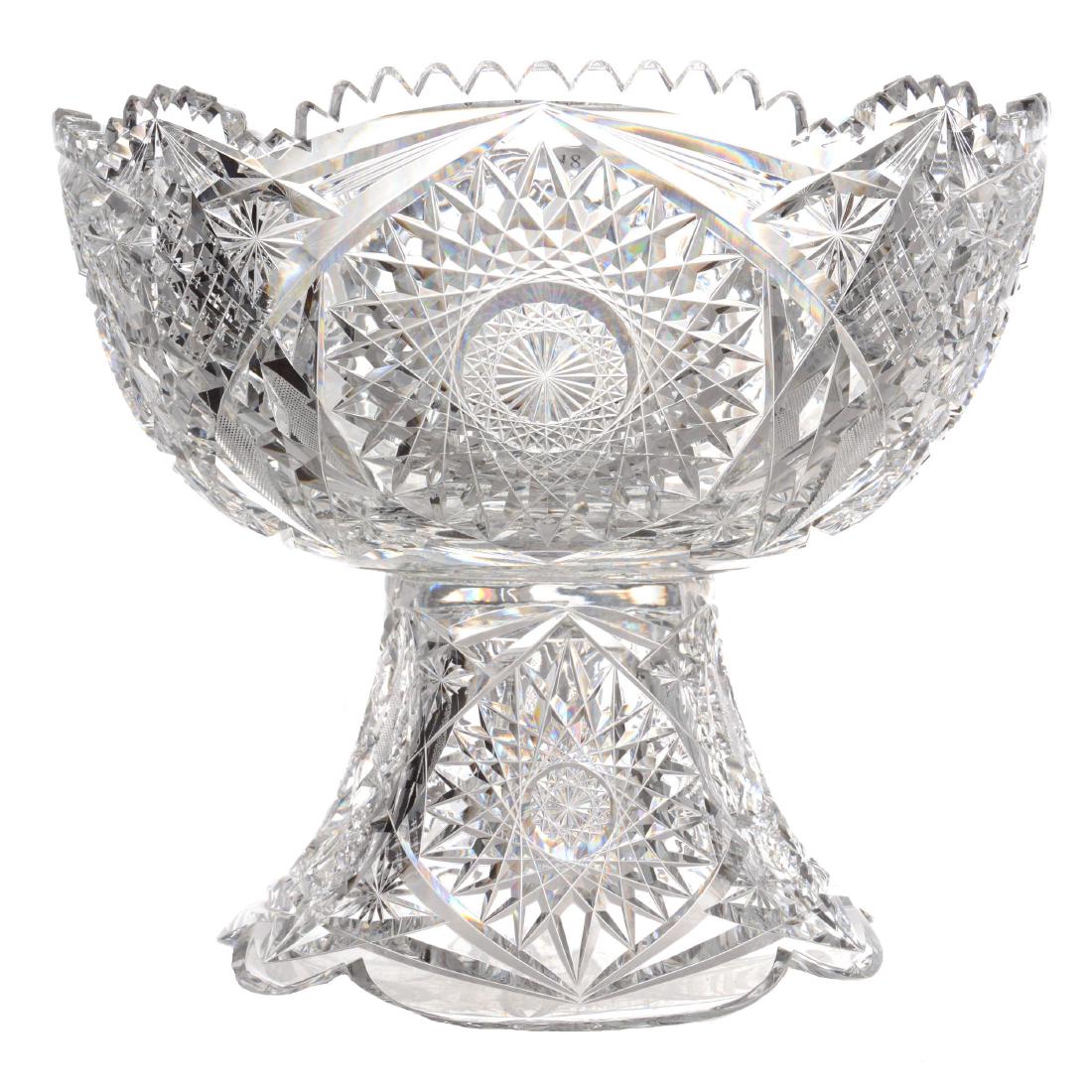 Two-Part Punch Bowl - 10.75" X 12.25" - ABCG (1 of 4)