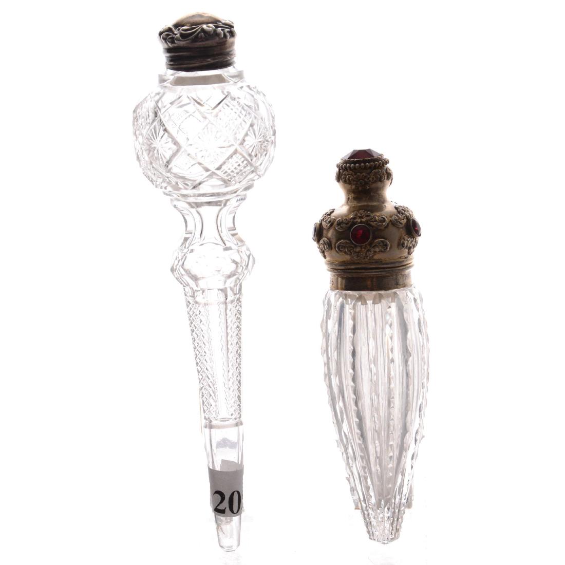 (2) Lay-Down Perfume Bottles - ABCG (1 of 4)