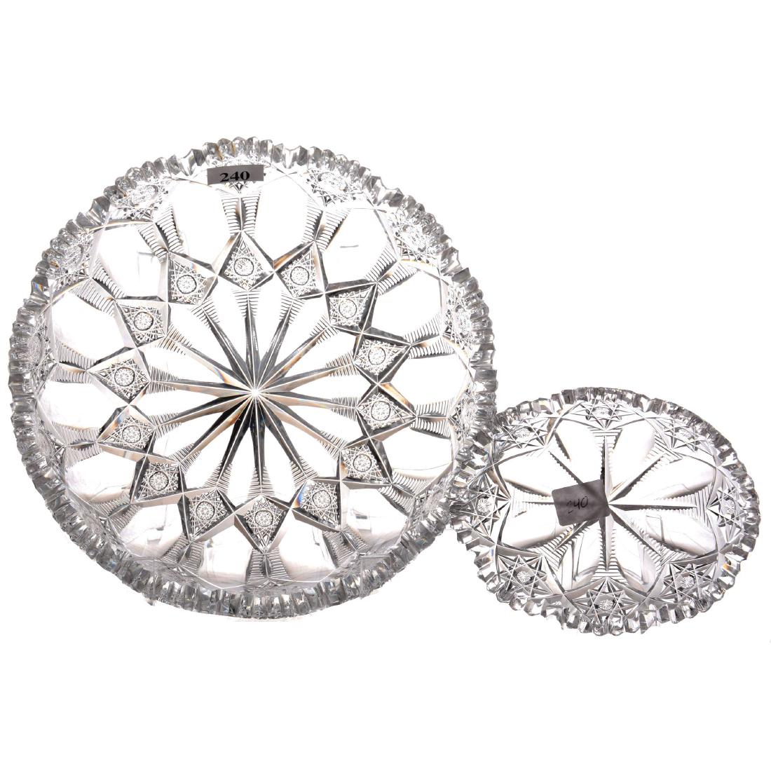 (2) Brunswick Pattern Items Signed Hawkes - ABCG (1 of 2)