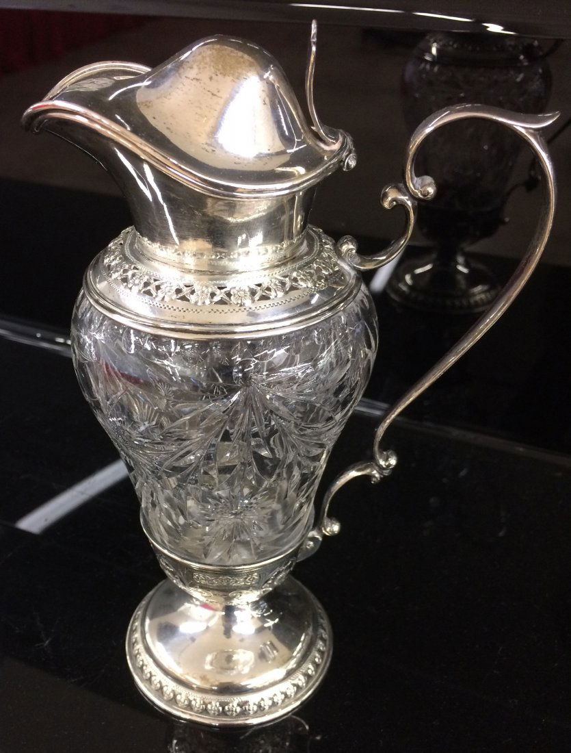 Pedestal Syrup Pitcher - 7.5" - ABCG (1 of 3)