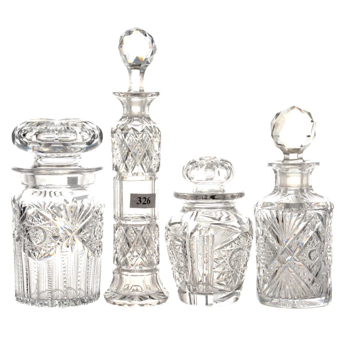 (4) Bottles and Jars - ABCG - Includes (1 of 5)