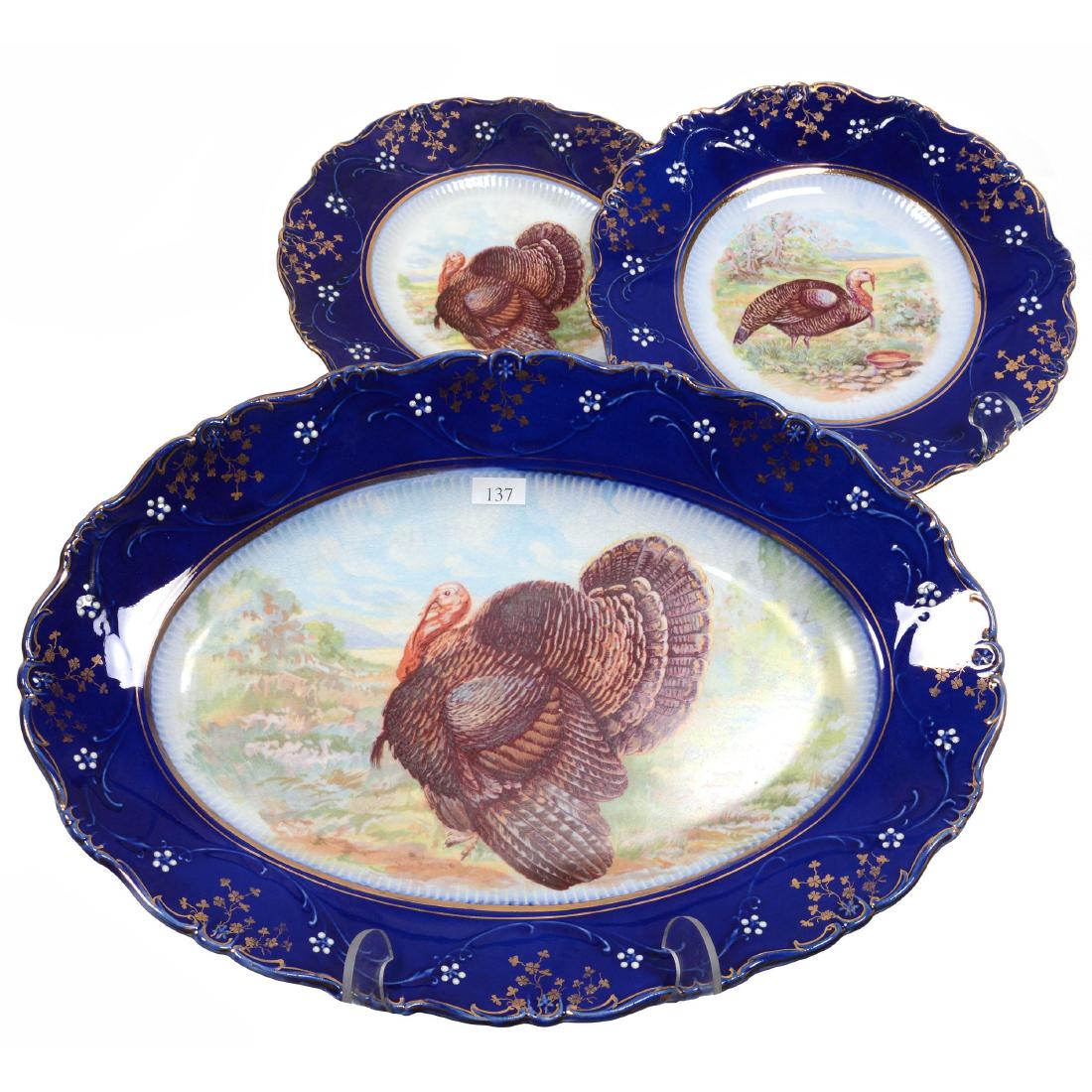 Thirteen Piece Marked La Belle Turkey Set (1 of 3)
