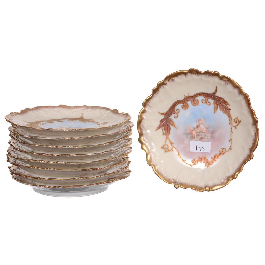 (9) 5.75" Marked Limoges Dessert Plates (1 of 4)