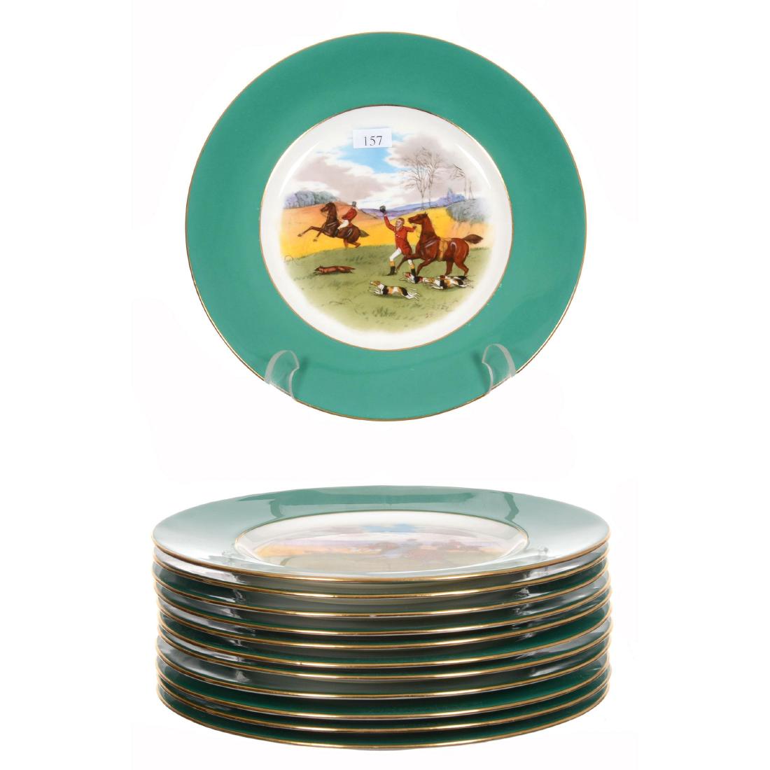 (12) 10.25" Marked Minton Dinner Plates (1 of 6)