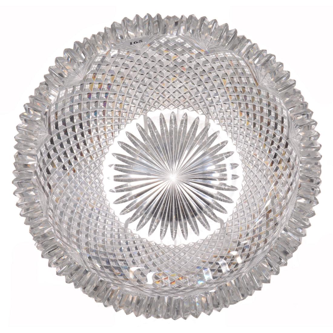 5.25" X 11.25" American Brilliant Cut Glass Bowl (1 of 2)