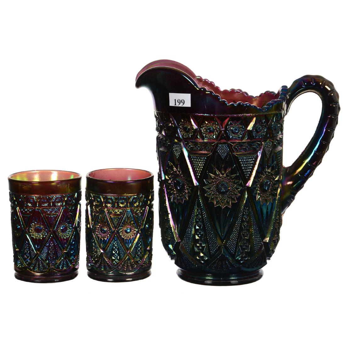 Carnival Glass Water Set (1 of 2)