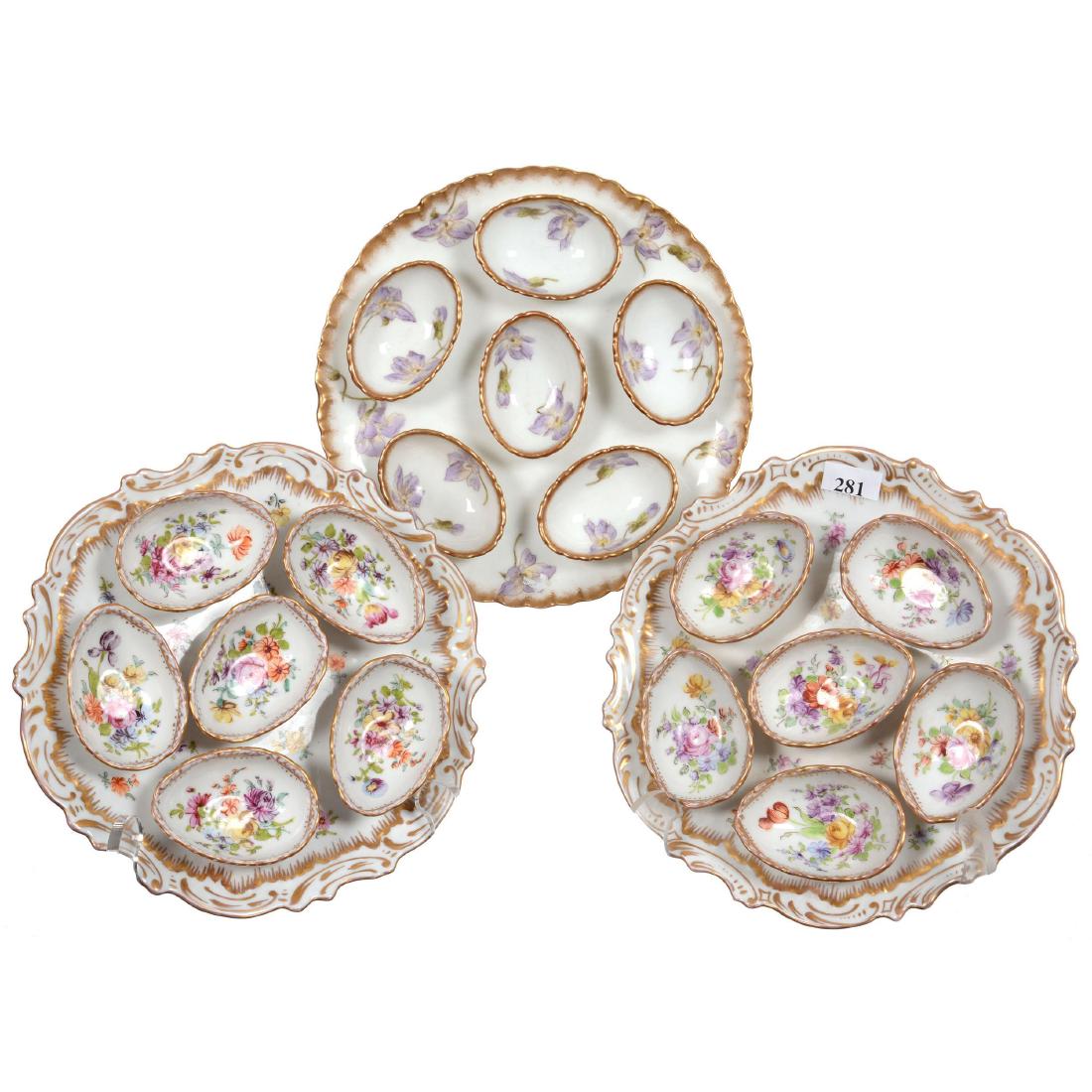 (3) 8.25" Egg Plates (1 of 3)