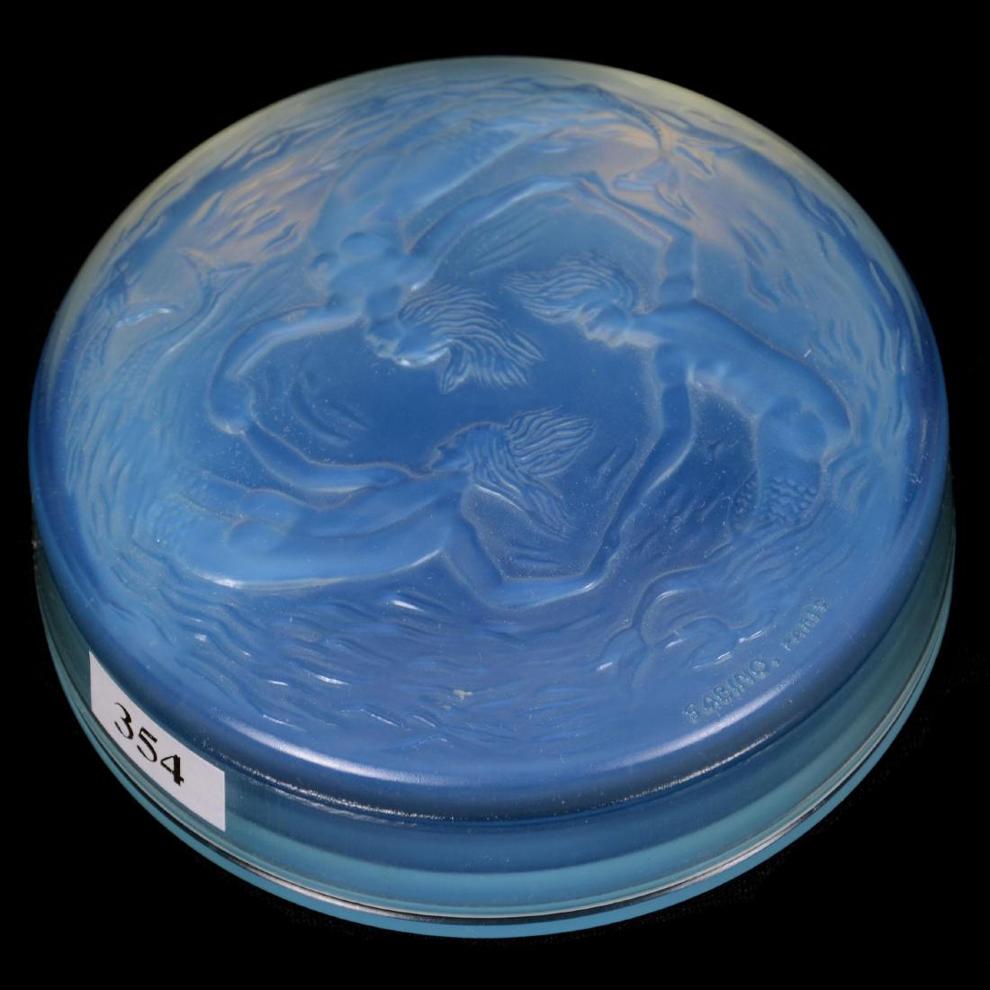 1.5" X 4.75" Signed Sabino Round Covered Box (1 of 2)