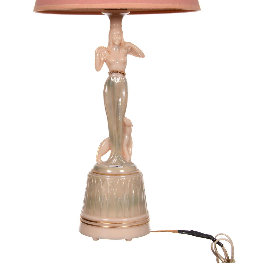 16" Aladdin Alacite Figural Table Lamp (1 of 4)
