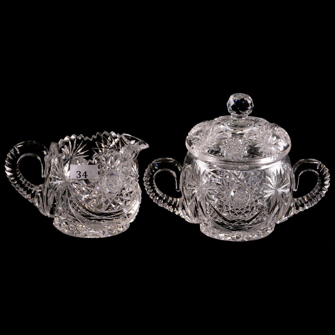 Covered Sugar & Creamer Set - ABCGRichmond (Aka Drape) (1 of 2)