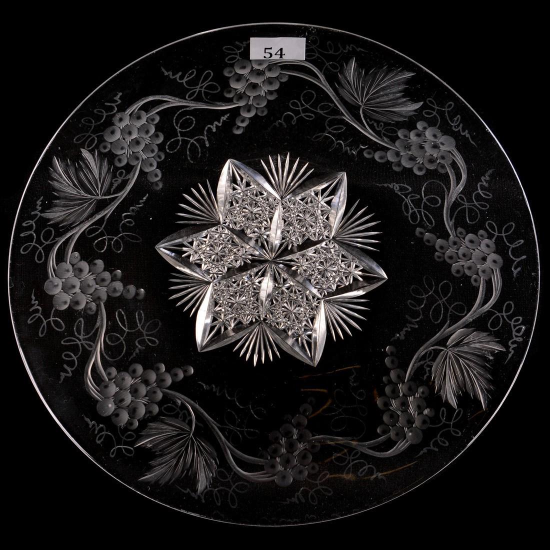 Round Tray - 10" - ABCGSigned Tuthill Star Pattern (1 of 1)