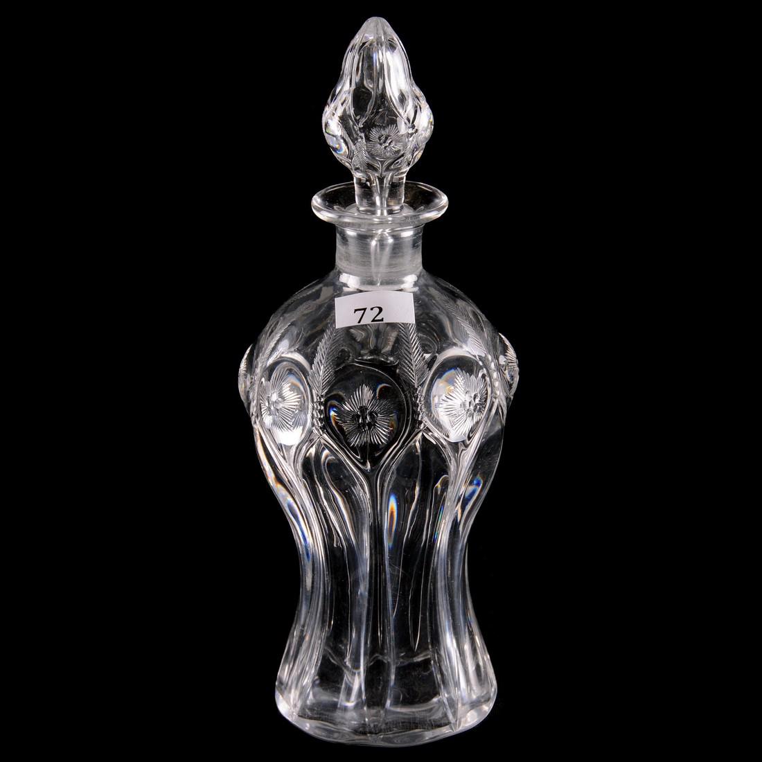 Liqueur Decanter - 9.5" - ABCGSigned Hawkes On Steuben (1 of 2)