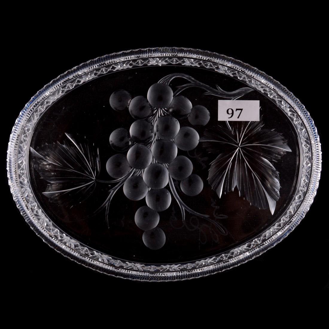 Oval Tray - 7.25" X 5.5" - ABCGSigned Tuthill Vintage (1 of 2)