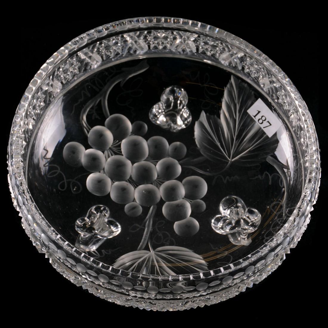 Three Footed Bowl - 4" X 8" - ABCGSigned Tuthill (1 of 2)