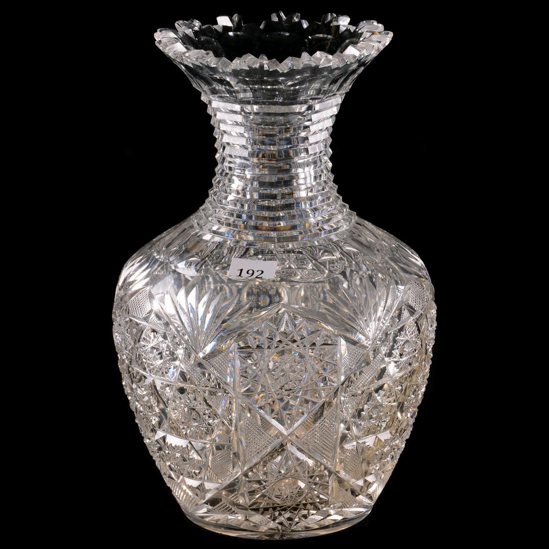 Vase - 11" - ABCGExperimental Gold Shading to Clear - (1 of 3)