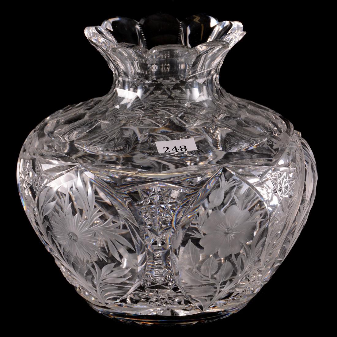 Bulbous Vase - 7.5" X 8" - ABCGSix Large Vesicas With (1 of 2)