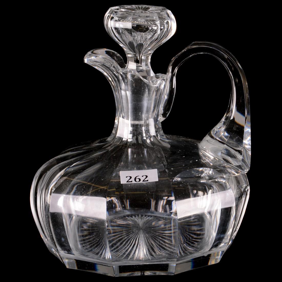 Ships Decanter - 7" - ABCGFlute Pattern - Attributed to (1 of 2)