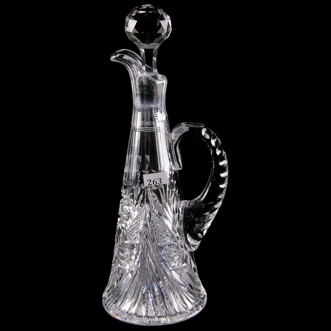 Decanter - 13.25" - ABCGAngora Pattern by Quaker City - (1 of 2)