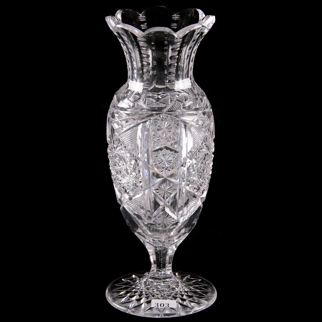 Footed Vase - 11.75" - ABCGGenoa Pattern by Clark - (1 of 2)