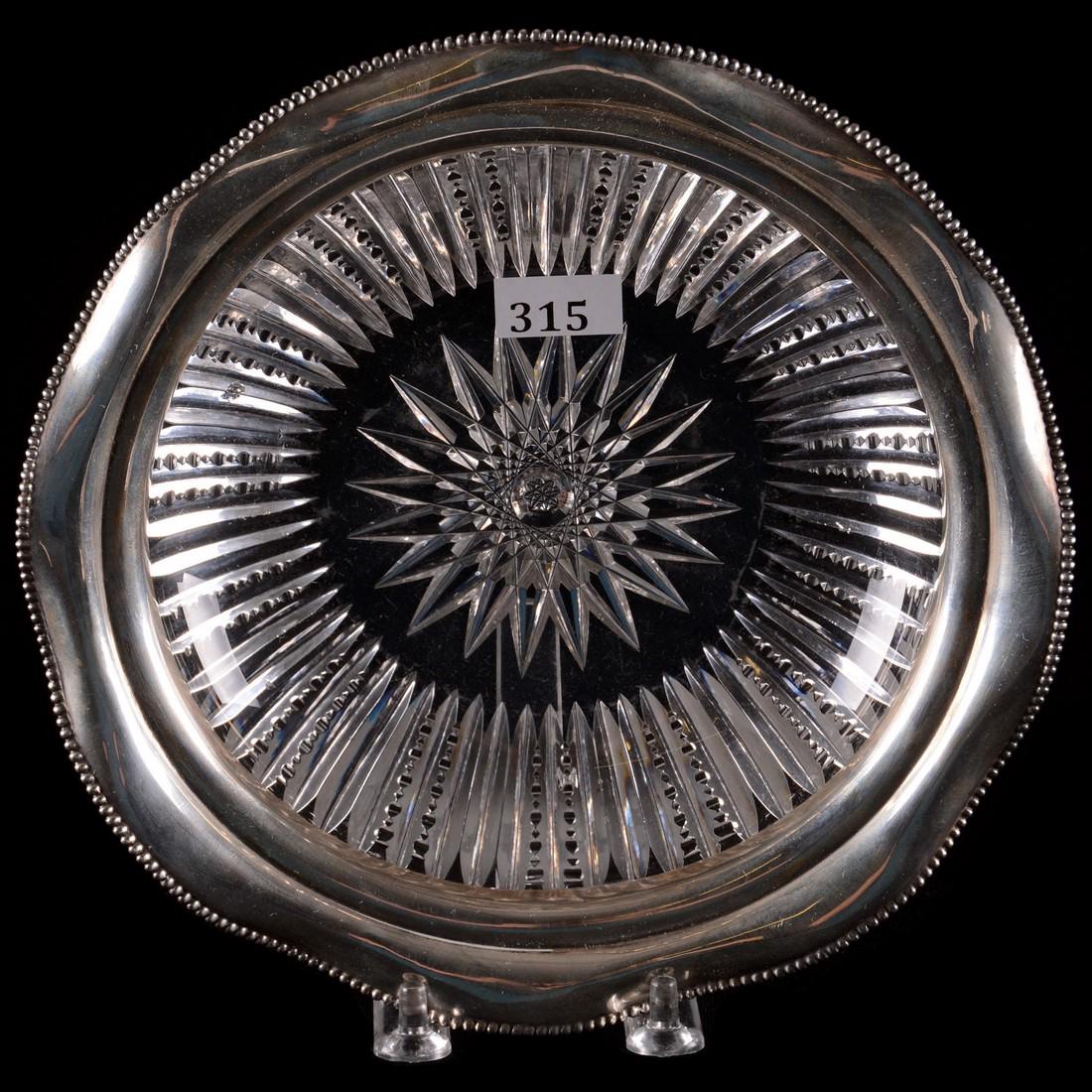 Bowl - 2" X 8" - ABCGHobstar Center with Prism Border - (1 of 2)