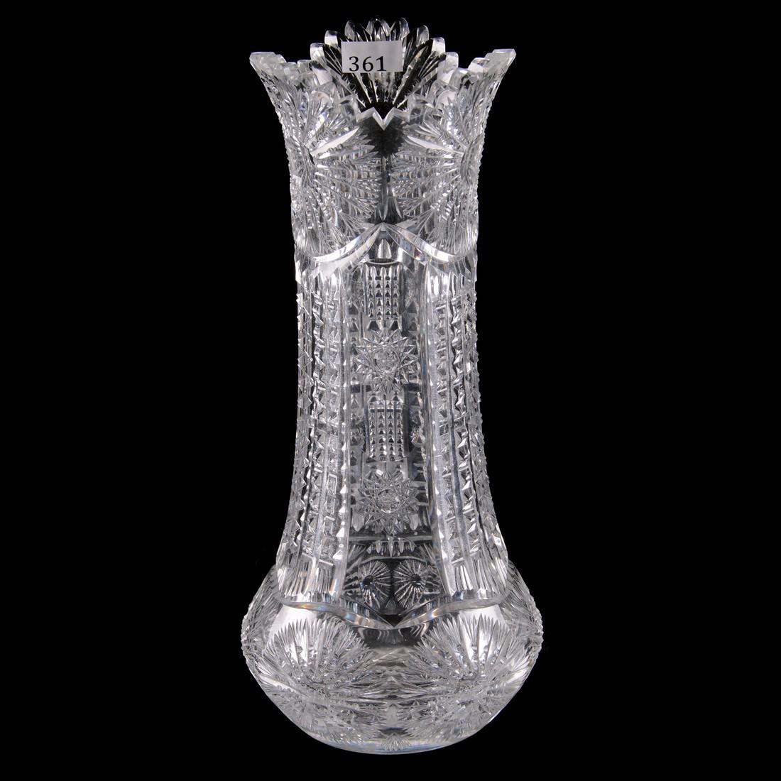 Vase - 11.5" - ABCGSunburst Pattern by Pitkin And (1 of 2)