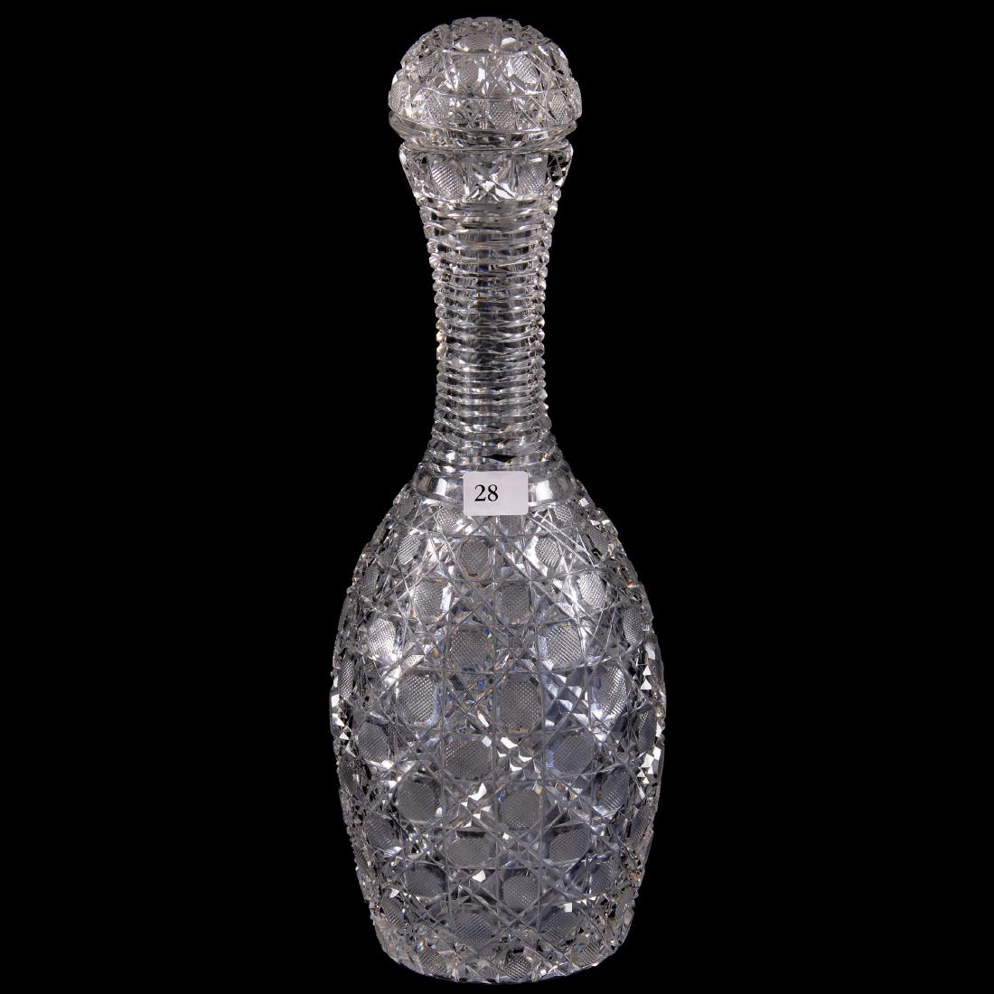 ABCG Bowling Pin Decanter - Harvard Pattern (1 of 2)