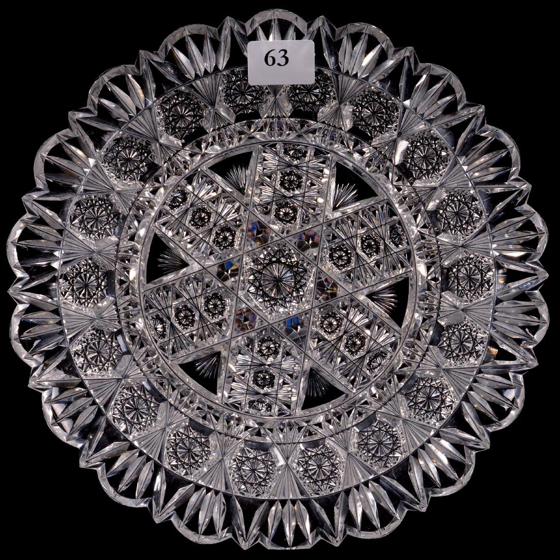 ABCG Plate - Calais Pattern Signed Hawkes (1 of 2)