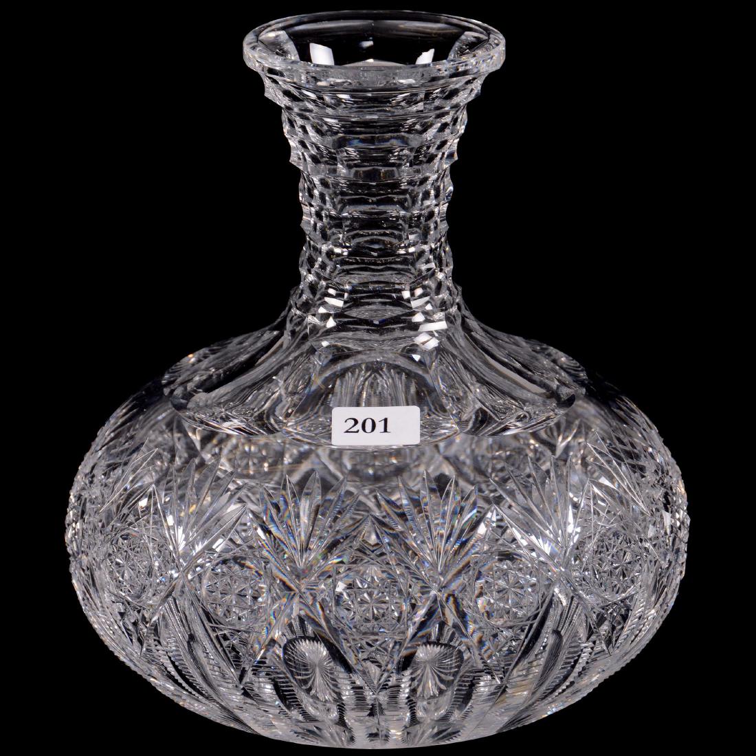 ABCG Water Carafe - Brunswick Pattern Signed Hawkes (1 of 2)