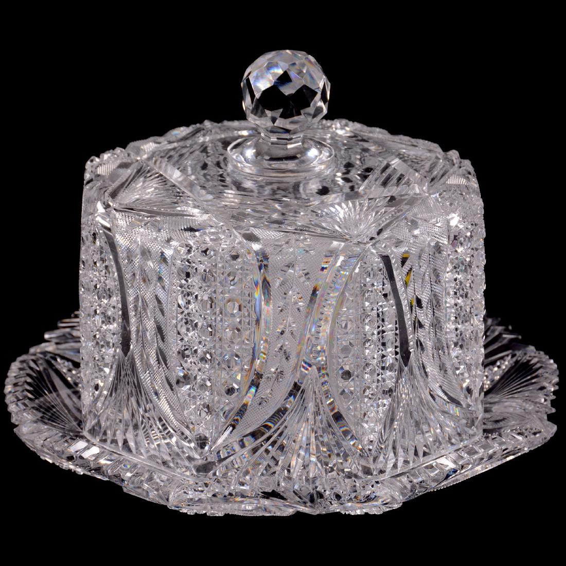 ABCG Covered Cheese Dish - Attributed to Straus (1 of 2)