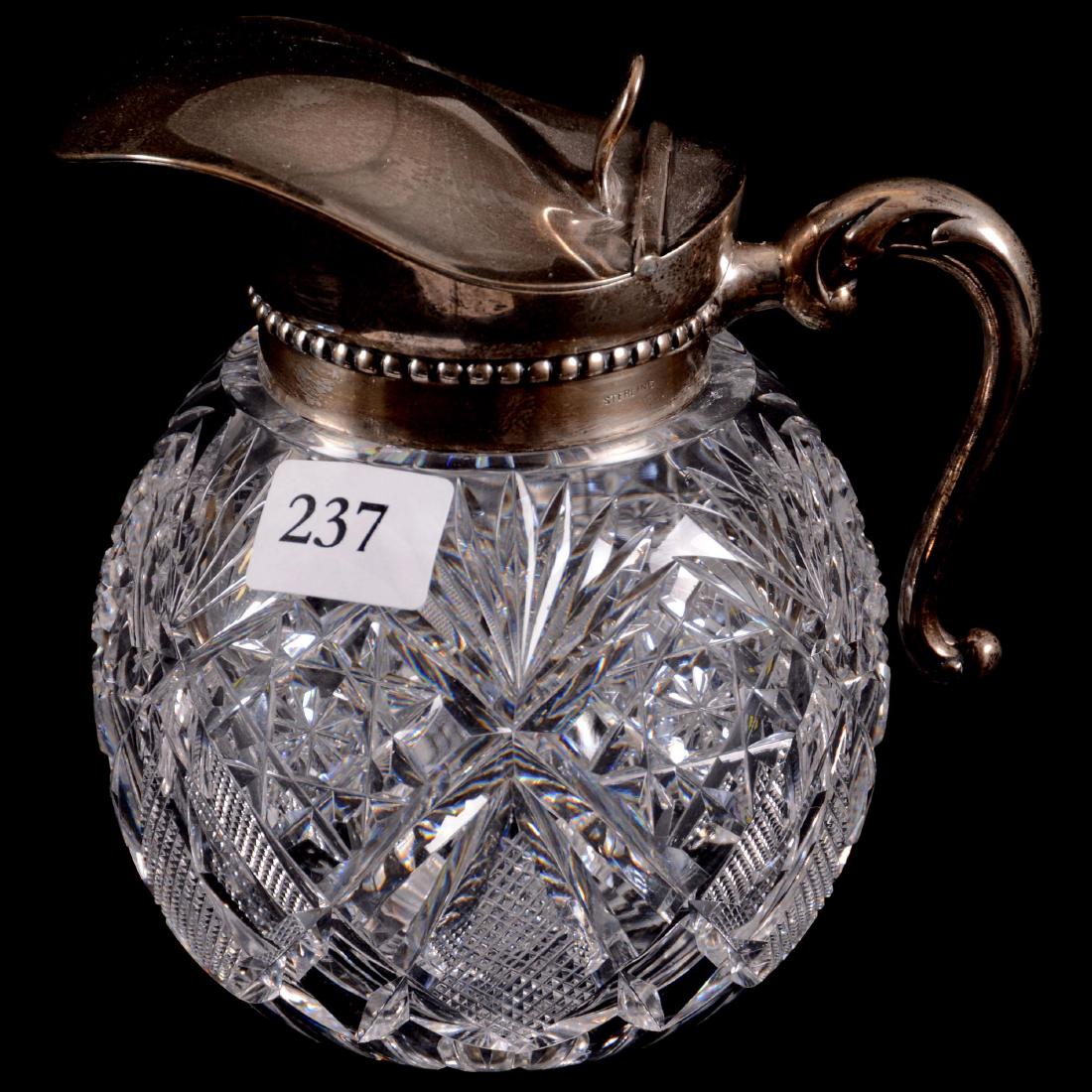 ABCG Syrup Pitcher - Gladys Pattern Signed Hawkes (1 of 2)