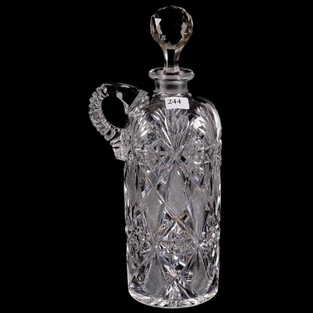 ABCG Handled Whiskey Jug - Gladys Pattern by Hawkes (1 of 2)