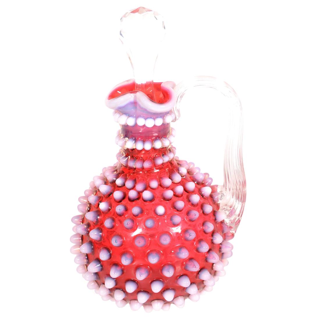 7.25" Art Glass Cruet Bottle (1 of 2)