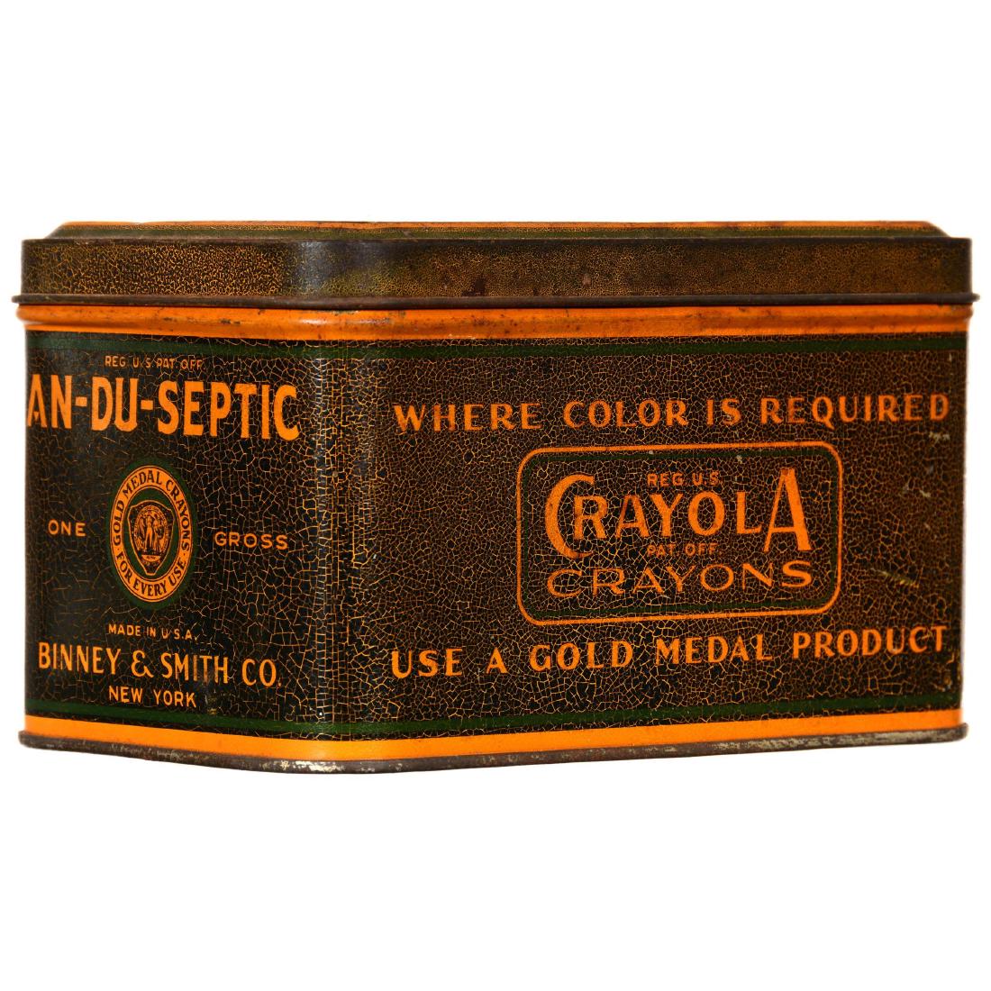 3.5" X 6" X 4" Advertising Tin (1 of 3)