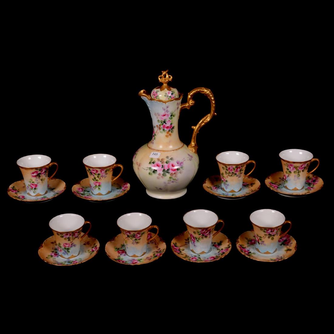 Chocolate Set Marked "C.T." (Austria) (1 of 2)