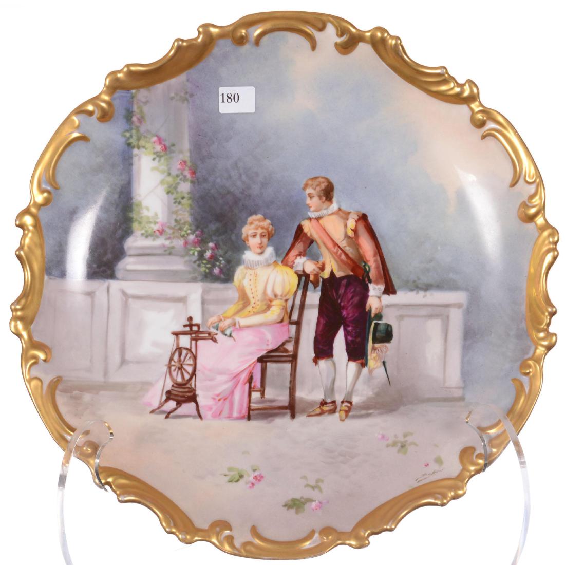 13" Limoges Round Charger (1 of 4)