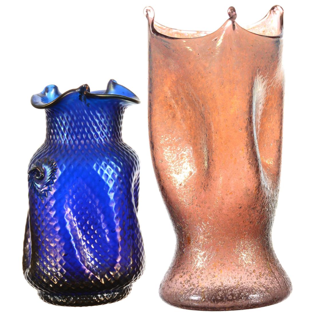 Two Art Glass Vases (1 of 2)